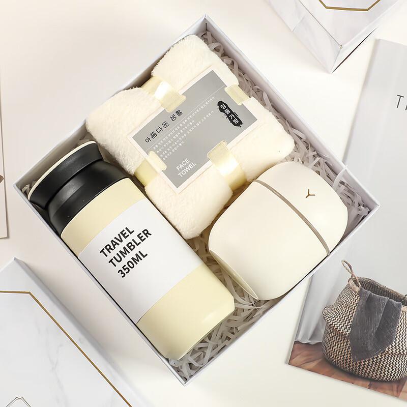 Huazao Baijia A1 Commemorative Gift Set B40 Thermos Cup + Towel + Humidifier