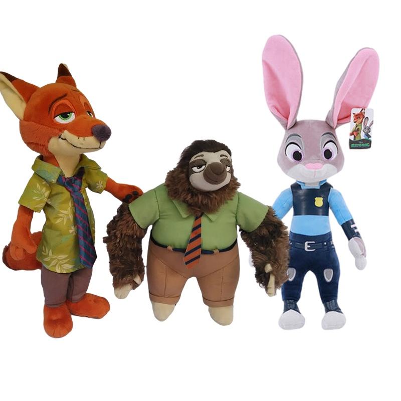 Adorable Crazy Animal City Cartoon Plush Toy Bunny Judy Fox Stuffed Animal Doll Pillow