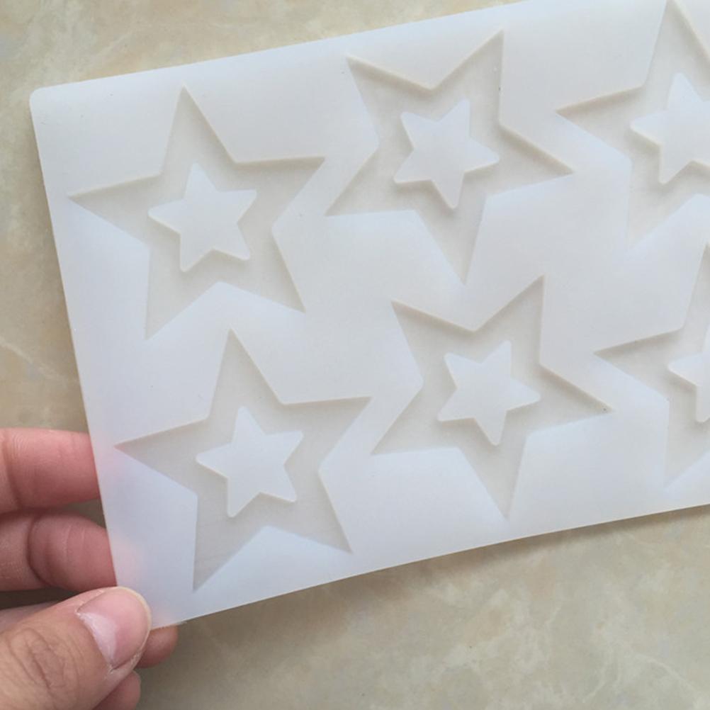 Silicone Mold Star Shape Cookie Shaped Chocolate Candy Molds Baking Tool Five-star