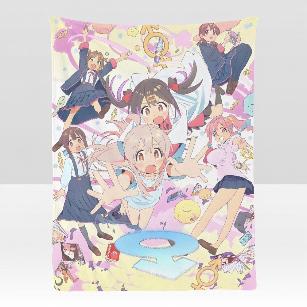 anime OOnimai Story Throw Soft Flannel Blanket for Bed Bedroom Sofa Picnic Throw Skinfriendly Breathable Gift Cover