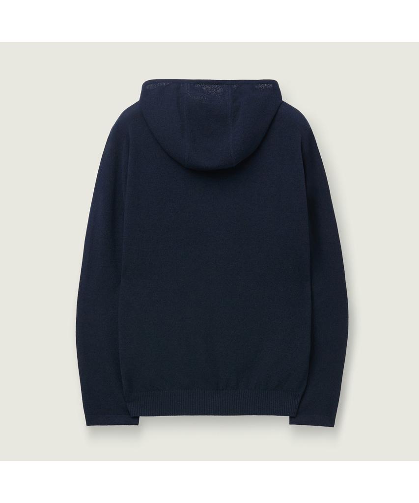 Kaembeulijimembeoseu Movere Hooded Long Sleeve Sweater - Navy Mcwas26701Nav