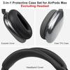 SOULWIT Protective Accessories for AirPods Max: TPU Cover + Headband Cover + Earpad Case, Multi-Functional Protection Kit, Scratch-Resistant, Sweat-Re