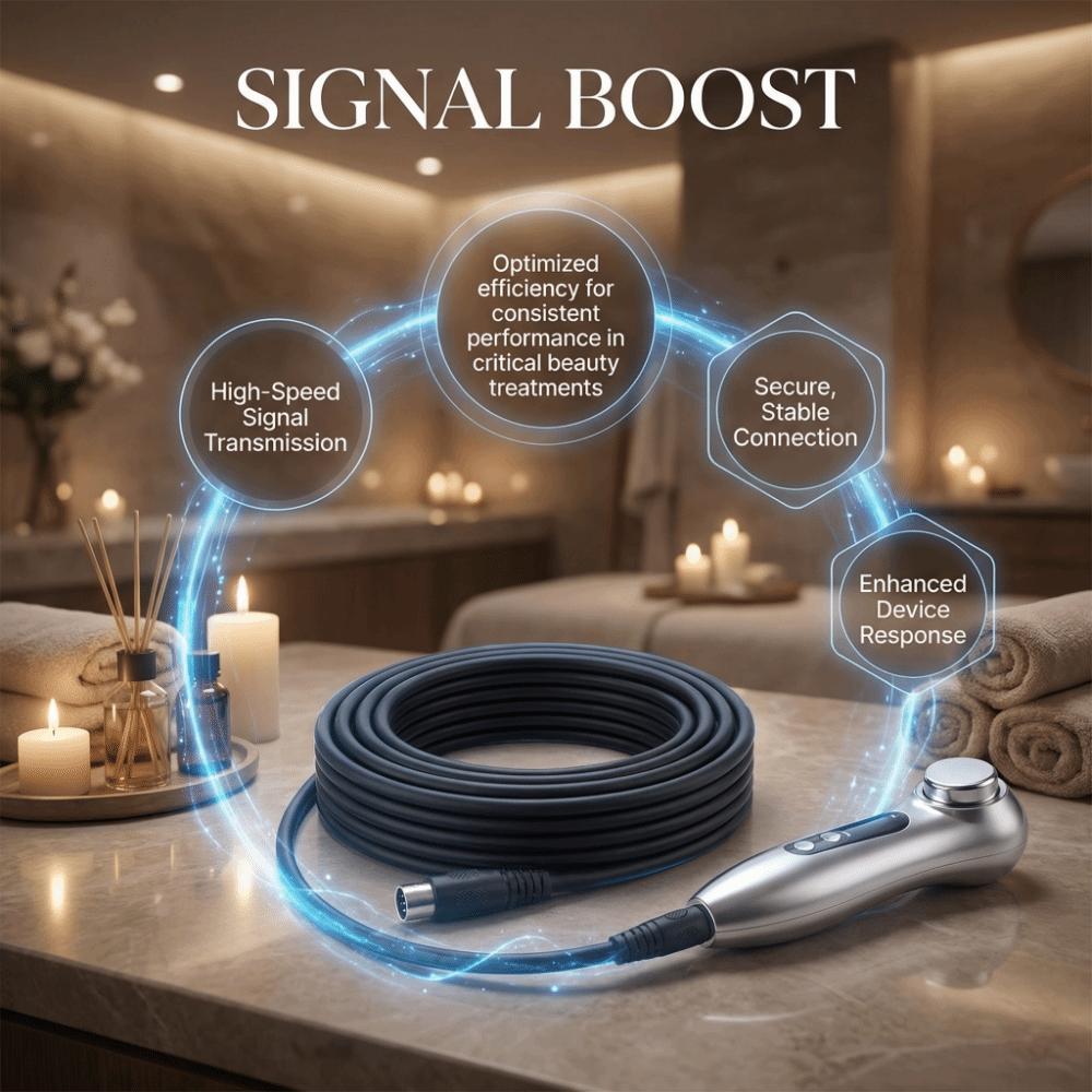 

Flexible Extension Cord Beauty Equipment Cable for Nebulizer Cable Extension Application Male to Male