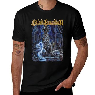 Blind Guardian - Nightfall In Middle Earth T-Shirt Cotton Tshirt 100% T Shirts for Man Graphic Tees T-Shirt