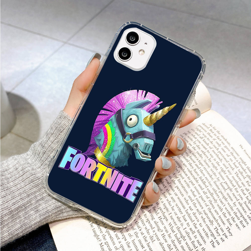 Hülle für Samsung A04 A14 A23 A34 A54 M23 M33 M52 M53 Realme 10 9 C30S C35 C55 VIVO Y02S Y21 Y51 X80 Pro Transparente Hülle FI3 Fortnite Lustig