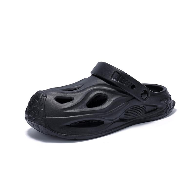 Mens Stylish Closed Toe Slide Shoes Waterproof Non Slip Chef Shoes Breathable Soft Clogs AbrasionResistant Outside Work Sandal Shoes