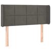 VidaXL LED Headboard Bedroom Furniture Single Bed Accessory Headboard Bed Frame Interior Dark Grey 3123267