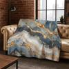 Luxuriöse Marmor Bunte Gold Schwarz Flanell Decke Weiche Warme Decke Überwurfdecke für Schlafzimmer Wohnzimmer Bett Reisen Picknick
