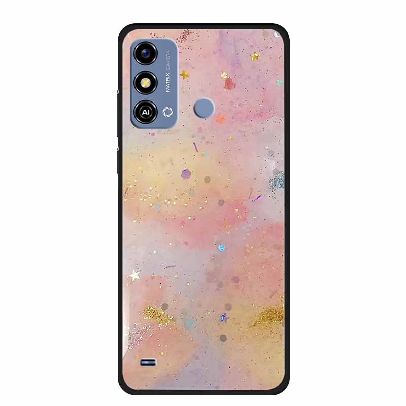Soft Silicone Cover For ZTE Blade A53 / A53Pro / A53Plus Case Marble TPU Black Protector Case for ZTE Blade A53 Plus Cover Funda