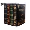 Talos Fake Book Decoration Ornaments, Flip-Top Hollow Storage Design, Vintage Style Decorative Box, for Coffee Table, Bookshelf Display