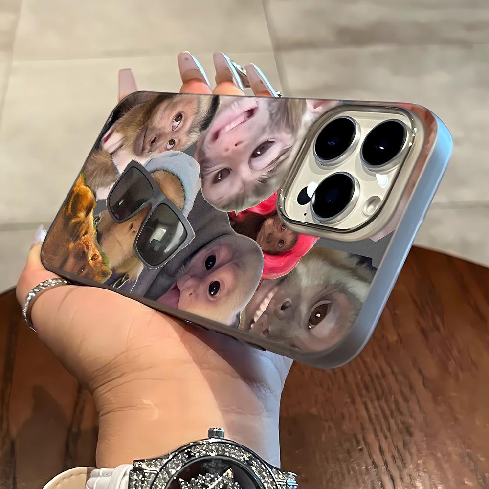 Monkeys Are Funny Phone Case For IPhone 17 16 15 14 Plus 13 12 11 Pro MAX 17 Air Screen Protector Casing Shockproof Phone Cover