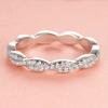 Trade Assurance 925 Sterling Silver Rings in Stock Wedding Rings for Girl