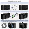 Haoge Metal Square Lens Hood for RICOH GRIIIX GR3x HDF Camera Accessories
