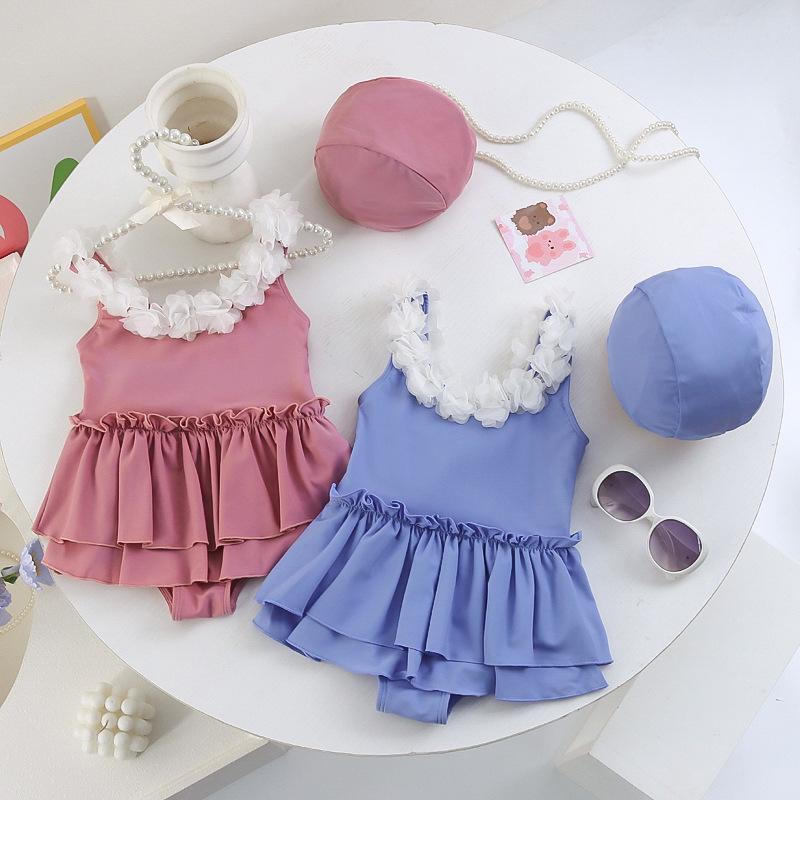 2025 Cute Girls' Swimsuit - Small/Medium, Toddler/Child Swimwear for Hot Springs