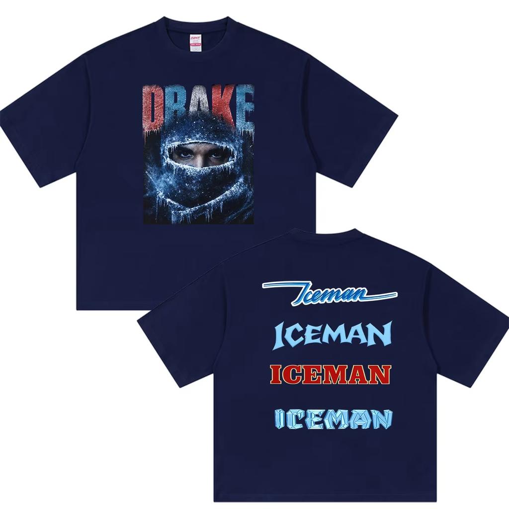 Rapper Drake IceUnisex Album 2026 Graphic T Shirt Unisexs Vintage Hip Hop Short Sleeve Tshirts Unisex pure Cotton Tshirt Streetwear