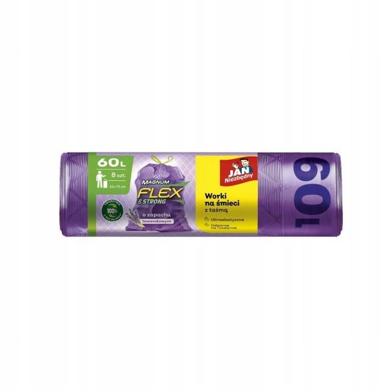 Jan Essential Trash Bags with Tape, Lavender