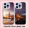 USA Golden Gate Bridge Phone Case For iPhone 17,16,15,14,13,12,11,Pro,XS,Max,Plus,Mini,SE4,E white Matte Shockproof Cover