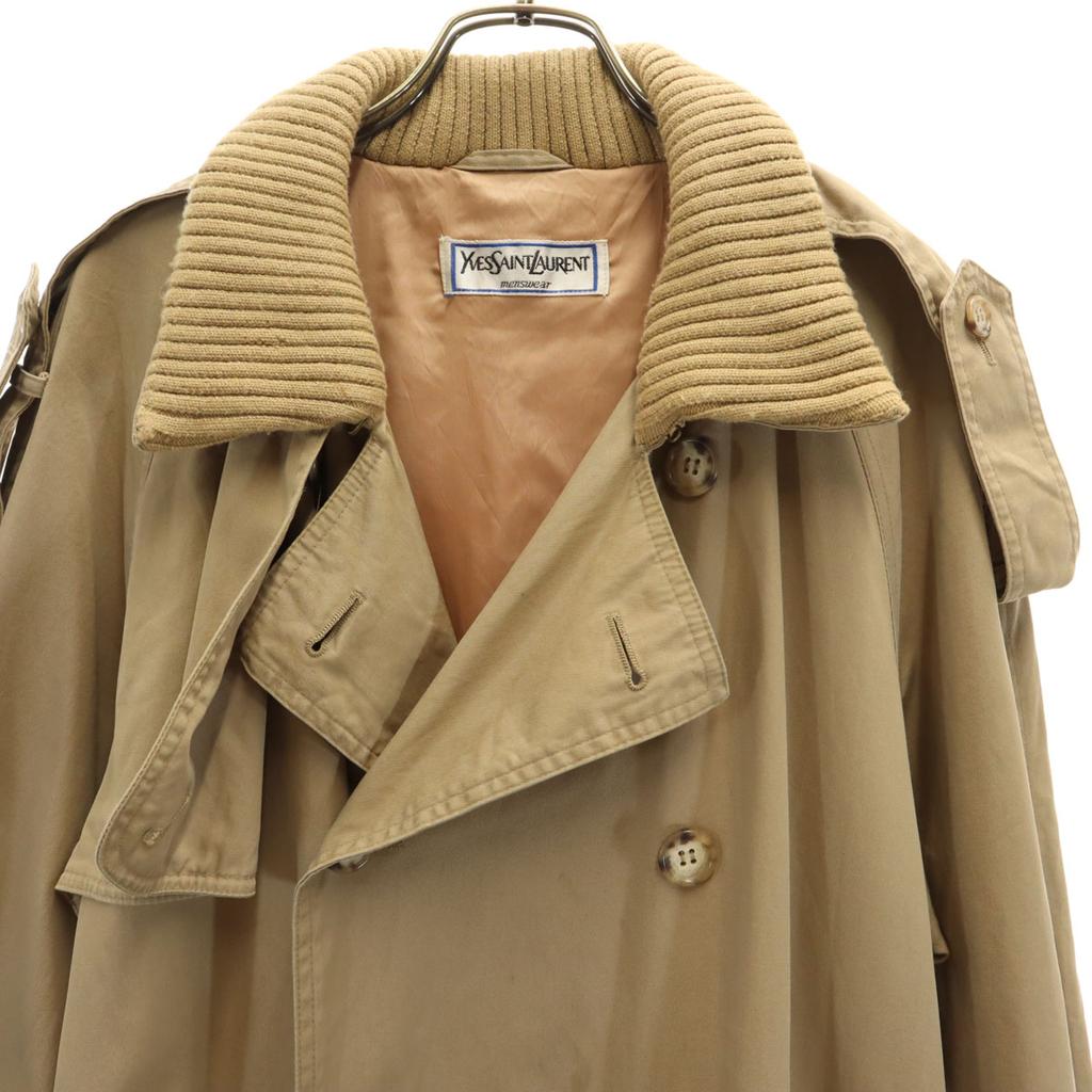 Yves Saint Laurent 80s Vintage Trench Coat 40 Beige Men's Used