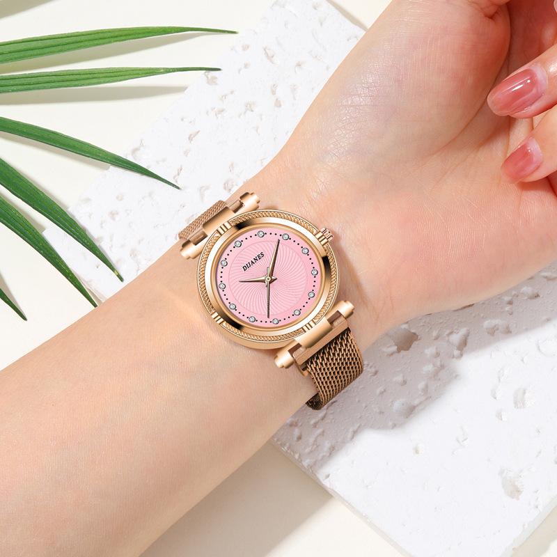 New niche women's watch elegant casual women's watch inlaid with diamond British watch temperament women's watch