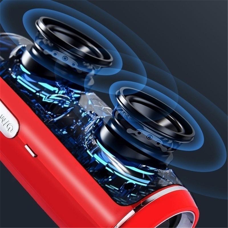 Waterproof Bluetooth 5.0 Speaker Portable Wireless Outdoor Stereo HiFi Speaker with TF Card FM Radio Mp3 Player for Smart Devices