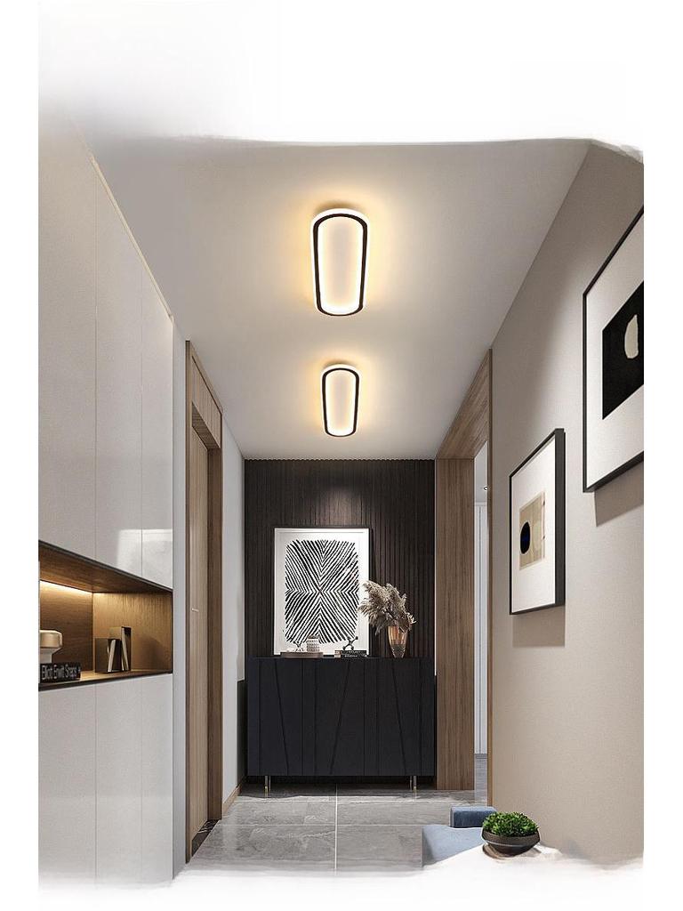 2024 Modern Long Strip Ceiling Light for Hallway, Bedroom, Dining Room, Balcony, Walk-in Closet, and Staircase