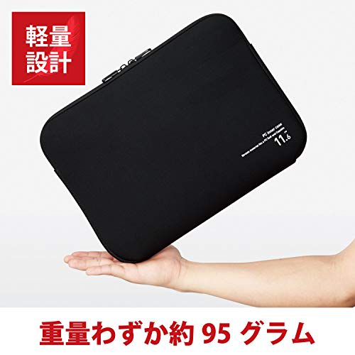 Elecom Computer Case PC Case 11.6 Inch Case Neoprene iPad 10.2 Black BM-IBNP11RBK