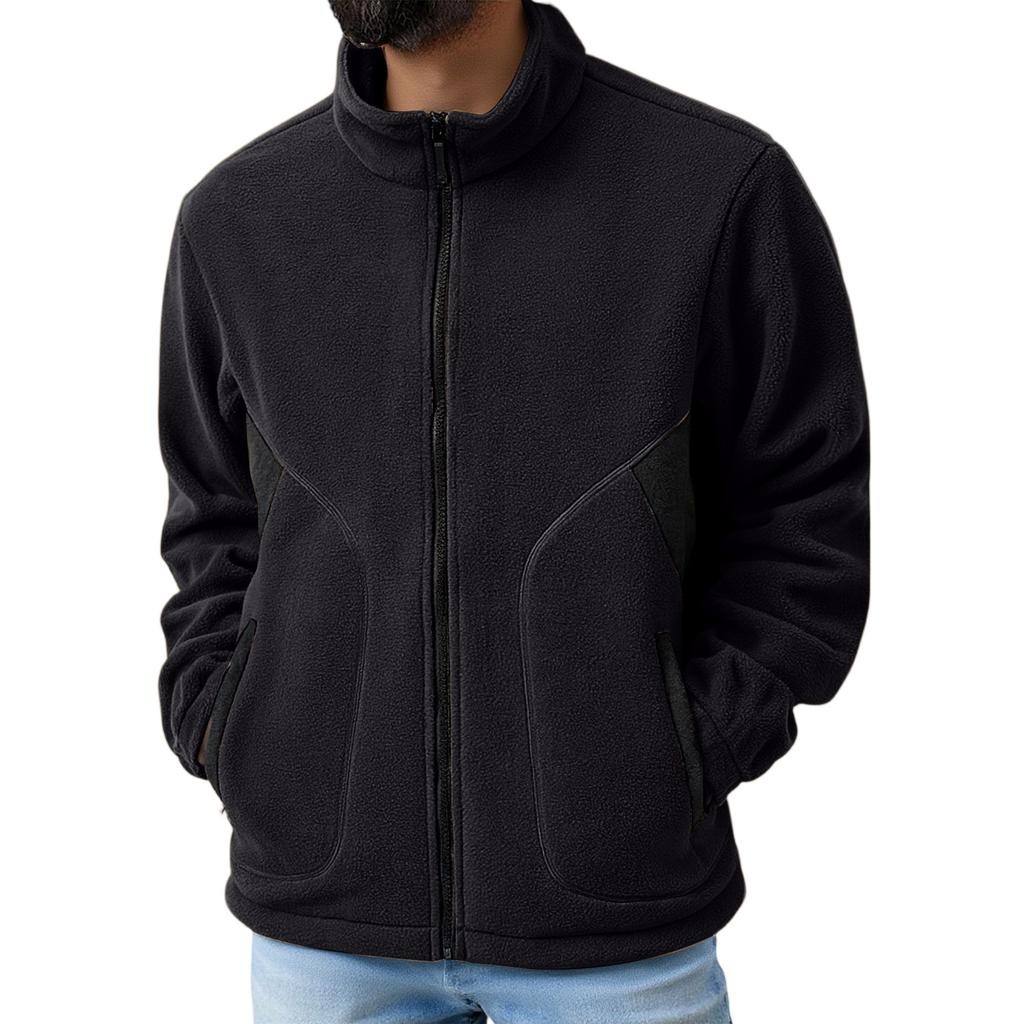 Men's Fleece Collection  Jacket  Coat  Composite Fleece  Keep Warm  Fashion  Outdoor