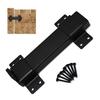 7.5 Inch Sliding Gate Latch Matte Finish Metal For Garden Fences Farm Sheds Barn Doors And Wooden Exterior Doors