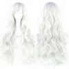 Heat Resistance Long Curly Hair 80cm Women Wave Hairpiece Universal Anime Cosplay Wigs  Halloween