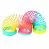 1pcs Rainbow Circle Funny Toys Early Development Educational Folding Plastic Spring Coil Children's Creative Magical Toys