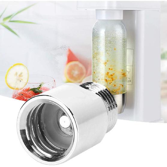 AYNEFY CO2 Cylinder Adapter with Gasket,Female Thread TR21‑4 To Male Thread CGA320 CO2 Refill Adapter CO2 Cylinder Connector for CO2 Bottle