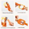 Coupe-ongles pour bébé et personnes âgées avec lumière LED/loupe Anti-éclaboussures Coupe-ongles Ongles des mains et des pieds Ciseaux à ongles Soins