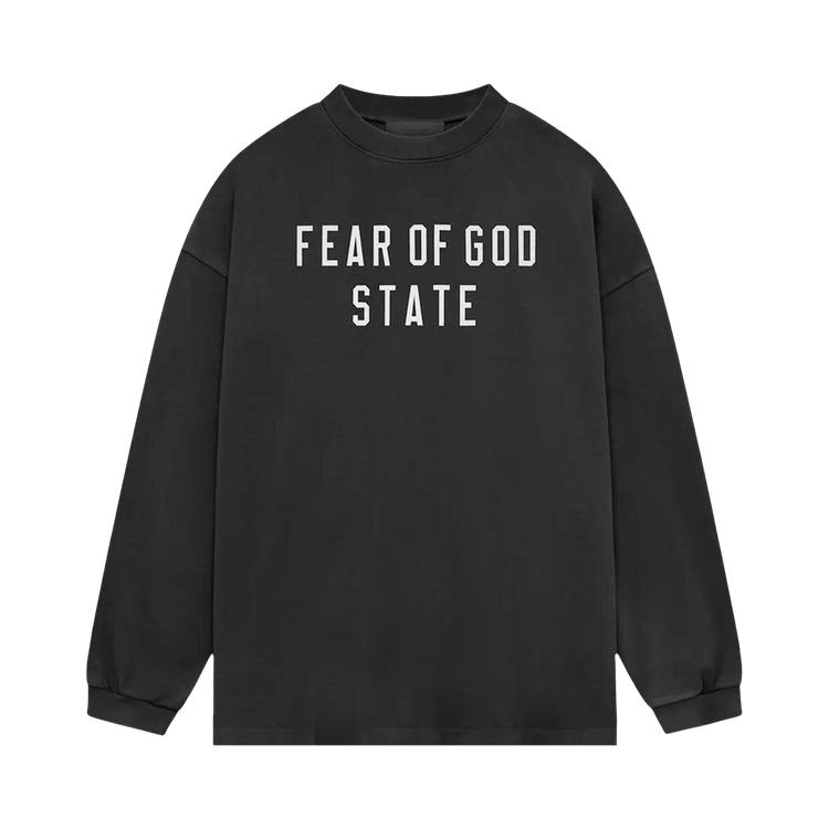 

Fear of God Essentials Heavy с длинным рукавом футболка черная мужская 125BT242010F L