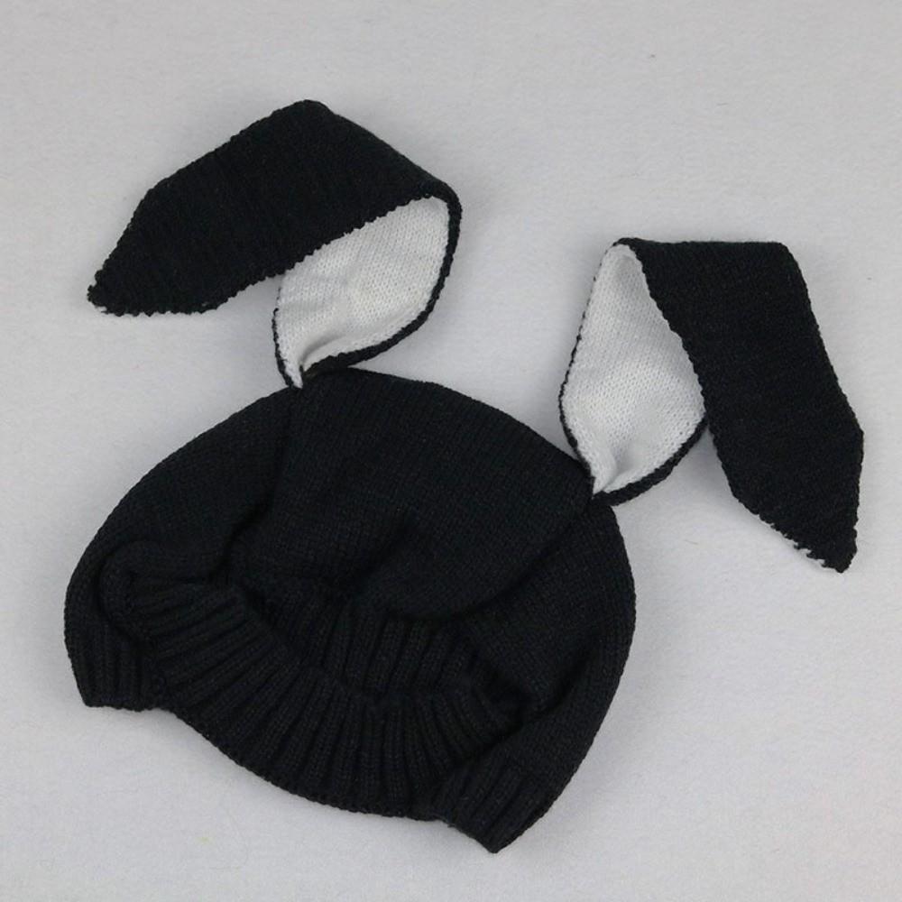 Soft Material Rabbit Beanie Long Floppy Ear Earflap Cap Comfortable Toddler Beanie Winter Warmth