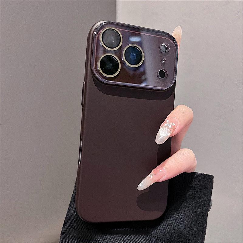 Apple iPhone 17 Pro Max Brown Liquid Silicone Protective Case