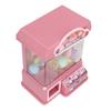 Mini Puppen Greifautomat Cooles Licht Musik Elektrischer Eierschalen Greifer Spielzeug für Party Rosa