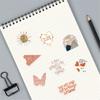 50 Sheets Scrapbooking Sticker Inspirational Decal Laptop Sticker Aesthetic Decorative Sticker Affirmation Sticker