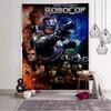Alter Film Robocop DIY Wandteppich Kunst Science-Fiction Zimmer Heimdekoration Wandkunst Dekor