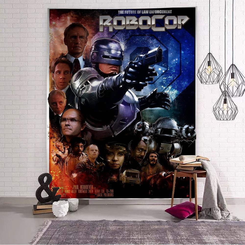 Alter Film Robocop DIY Wandteppich Kunst Science-Fiction Zimmer Heimdekoration Wandkunst Dekor