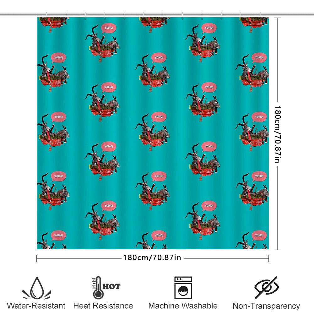 Shower Curtain Vintage Floral Botanical Rustic Farmhouse Bathroom Decor Washable Waterproof Home Textile Accessories