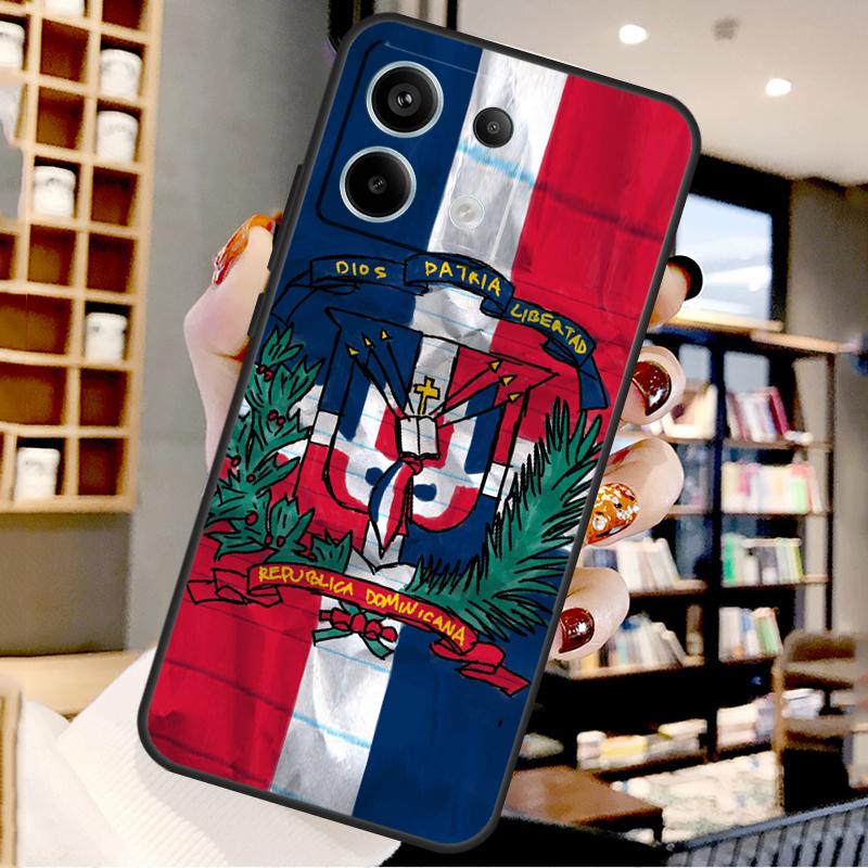 Dominican Republic Flag For Xiaomi Redmi Note 14 Pro 9 10 11 12 13 15 Pro Plus Case For Redmi 15 15C 14C 12C 10C 13C