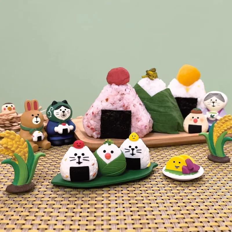 Japanese Harvest Season Scene Decoration ZAKKA Fashion Play Gift Scarecrow Cat Toy DIY Resin Craft Small Decoration