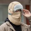 Fashion Winter Warm Lei Feng Hat Thickened Cycling Cold Northeast Hat Protective Goggles Ear Protection Beanies Hat Winter