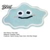 Comfortable Bedroom Carpet Absorbent Machine Smiling Cloud Floor Mat Ultra Soft Shape High Washable Bath