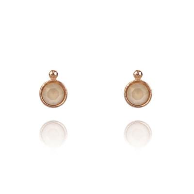 AUGUST ALICE Eclat Peche Crystal Earrings