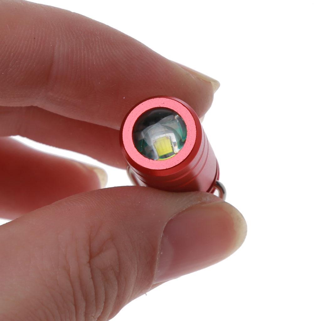 Durable Mini Flashlight Keyring Hanging Pendant 2 in 1 Waterproof Keychain Tools