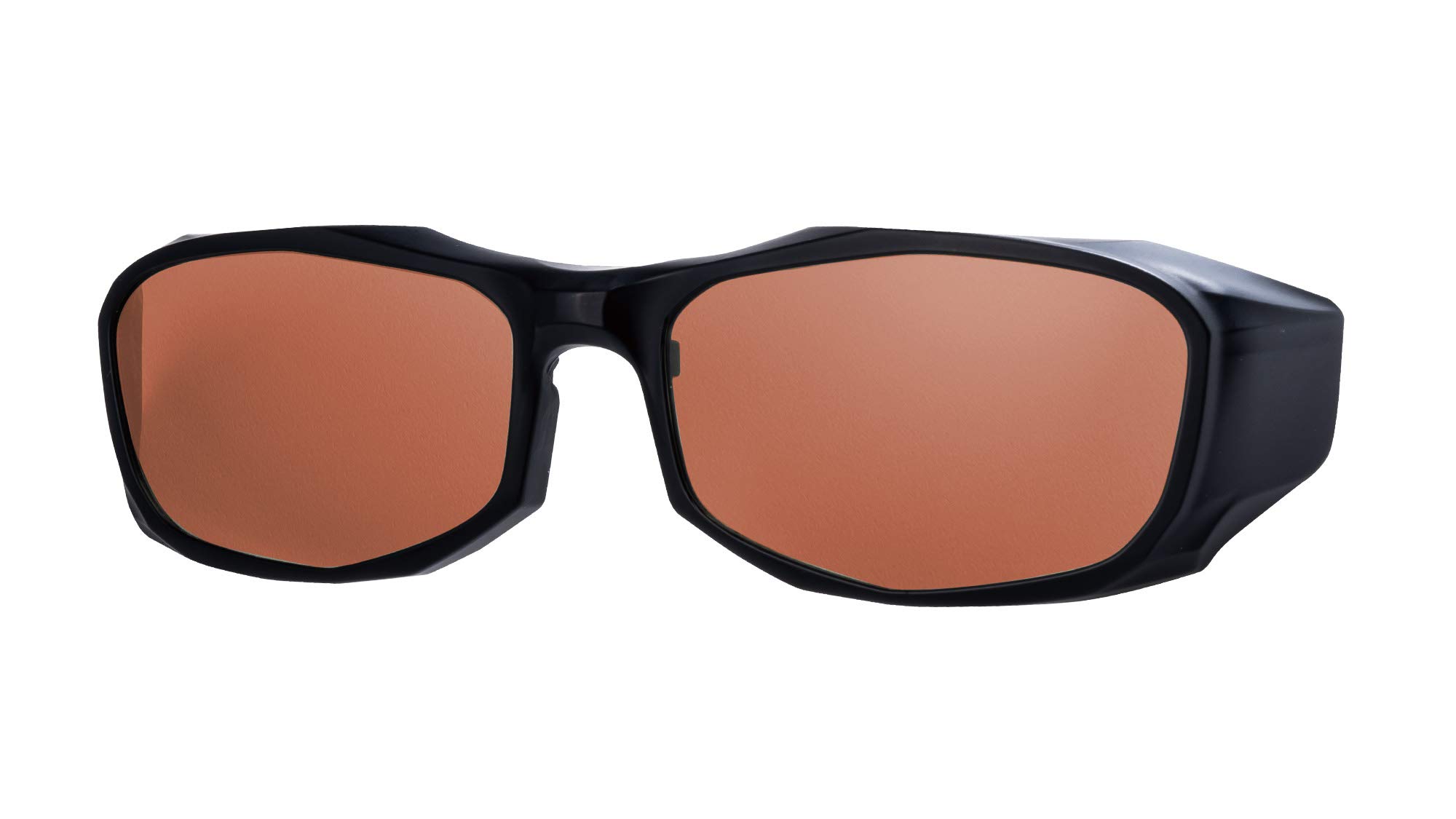 

Zeque Polarized Sunglasses and Baron Apron Jacket Matte Black ACTION COPPER F-1657