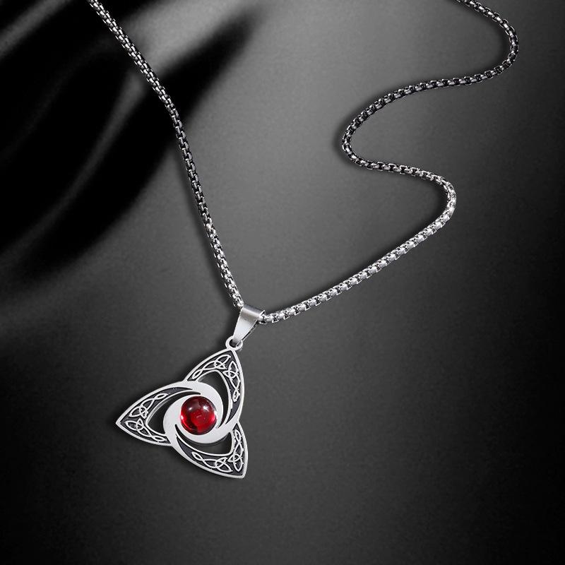 

Simple and Fashionable Necklace for Men and Women steel color