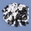 100Pcs/Pack U-Type R-Type Nylon Clamp Cable Clips Plastic Hose Fasteners Mount Fix Hardware Electrical Fitting Wire Management