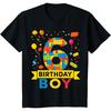 Kids 6 Year Old Building Blocks 6th Birthday Boy T-Shirt